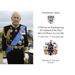 A TRULY FITTING SERVICE FOR A TRULY REMARKABLE MAN