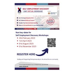 Self Employment Discovery – 1 day Virtual Workshop